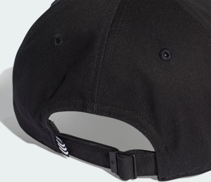 adidas Trefoil Baseball Kappe schwarz/weiß