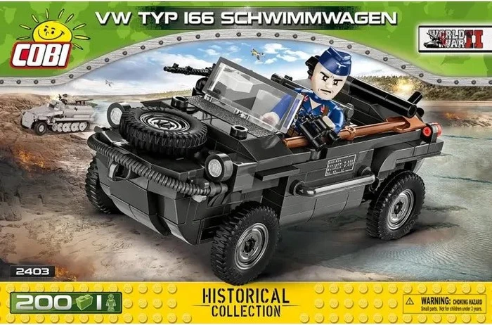 Cobi Historical Collection WW2 VW Typ 166 Schwimmwagen