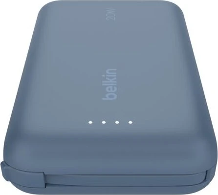 Belkin BoostCharge 10K 20W mit integriertem Kabel blau