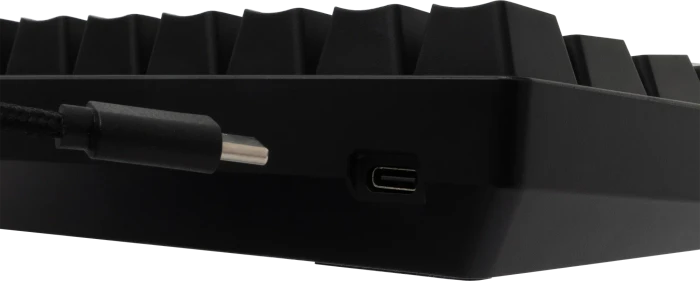 White Shark SHINOBI 2, schwarz, LEDs RGB, hot-swap, RED Switches, USB, US