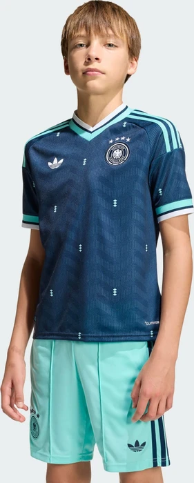 adidas FIFA WM 2026 Deutschland Auswärtstrikot kurzarm collegiate navy (Junior)