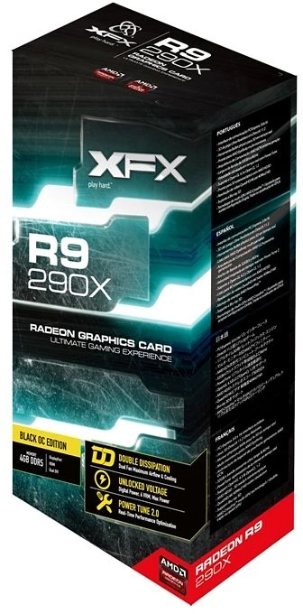 XFX Radeon R9 290X Black Edition, 4GB GDDR5, 2x DVI, HDMI, DP