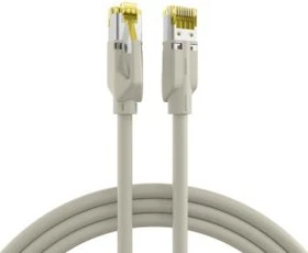 EFB Elektronik TM31 Dätwyler 7702 Patchkabel, Cat7/Cat6a, S/FTP, RJ-45/RJ-45, 15m, grau
