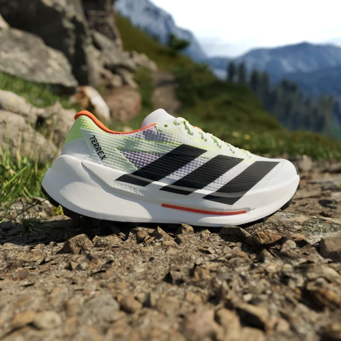 adidas Terrex Agravic TT cloud white/core black/semi impact orange (Damen)