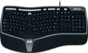 Microsoft Natural Ergonomic Keyboard 4000, USB, DE