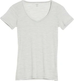Icebreaker Siren Sweetheart Funktionsshirt kurzarm blizzard heather (Damen)