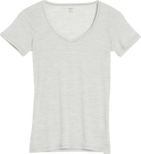 Icebreaker Siren Sweetheart Funktionsshirt kurzarm blizzard heather (Damen)