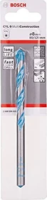Bosch Professional CYL-9 MultiConstruction Mehrzweckbohrer, 8x80x120mm, 1 Stück