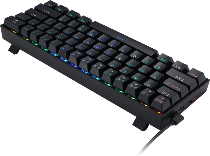 Redragon K530 Pro Draconic, LEDs RGB, hot-swap, schwarz, Gaote Outemu BROWN, USB/Bluetooth, US