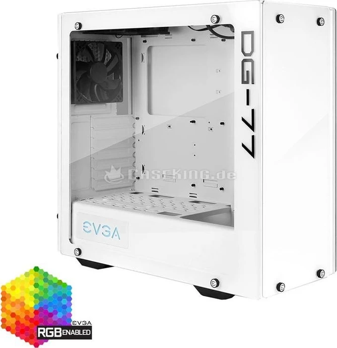 EVGA DG-77 weiß, Glasfenster
