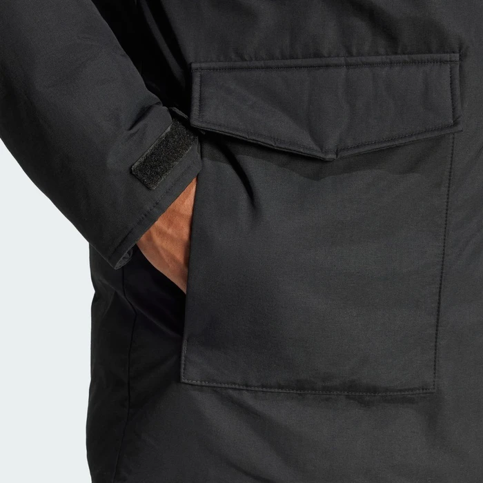 adidas Paveric Fur Mantel schwarz (Herren)