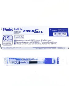 Pentel EnerGel Roller Pen LRN5-CX, Tintenrollermine 0.25mm (0.5mm Ball) blau, 12er-Pack