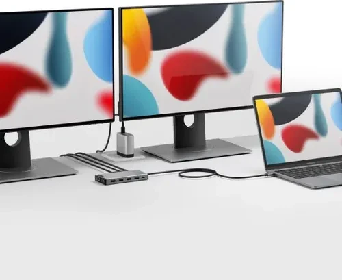 Alogic DV3 12-in-1 USB-C Dual Display Mini Dock, USB-C 3.0 [Stecker], V2