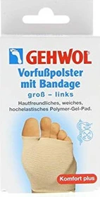 Gehwol Vorfußpolster mit Bandage links groß, 1 Stück