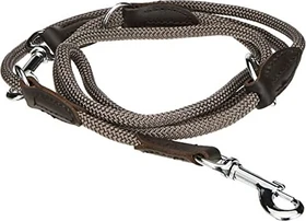 Hunter Freestyle Verstellbare Führleine für Hunde, robust, wetterfest, 0.8/200cm, grau