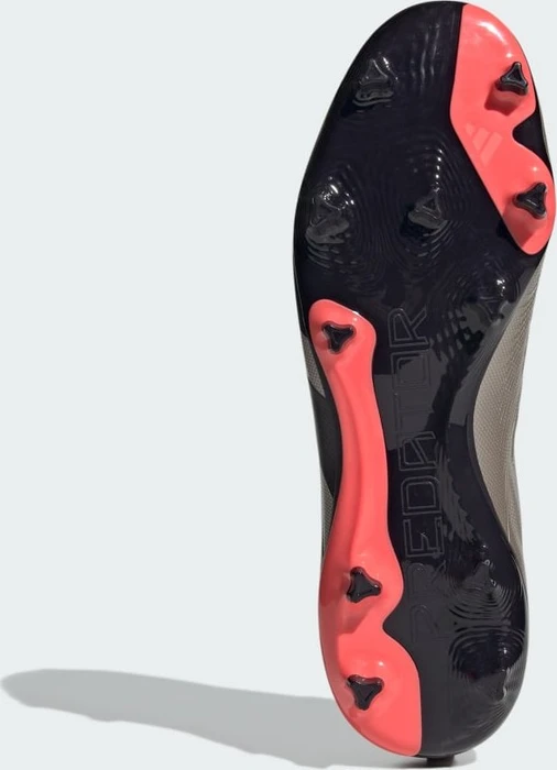 adidas Predator League Laceless FG platinum metallic/aurora black/turbo