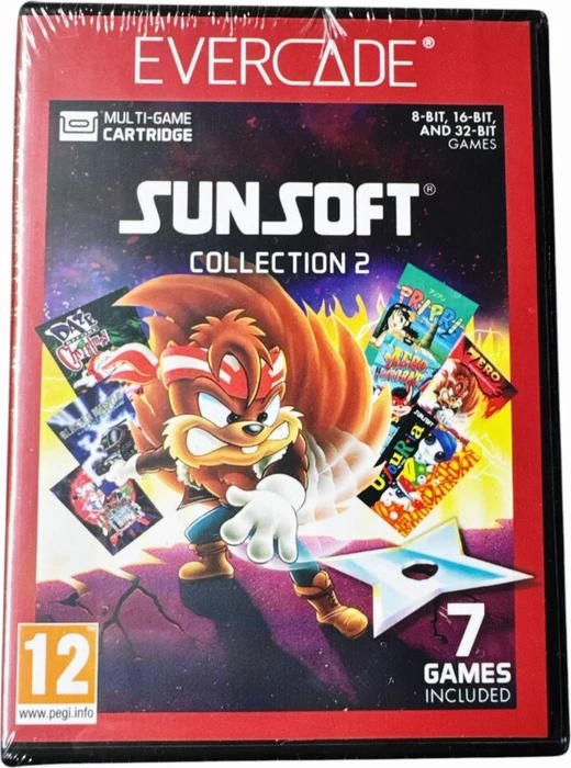 Blaze Entertainment Evercade Game Cartridge - Sunsoft Collection 2