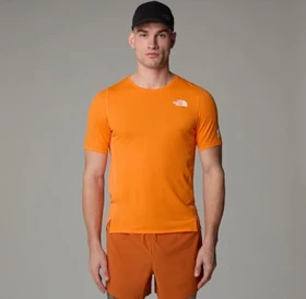 The North Face Summit High Trail Laufshirt kurzarm digital orange (Herren)