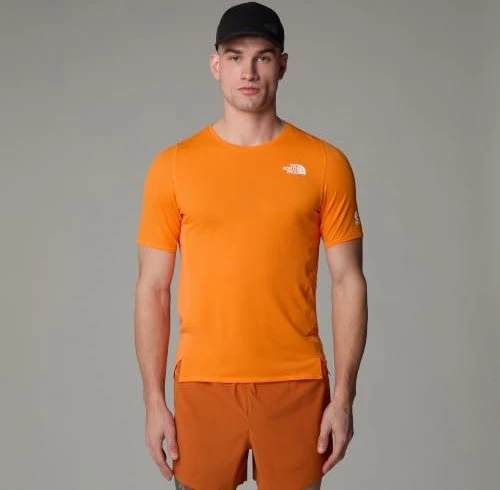 The North Face Summit High Trail Laufshirt kurzarm digital orange (Herren)