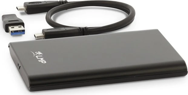 LMP DataMobile Festplattengehäuse, schwarz, 2.5", USB-C 3.1
