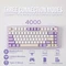 Epomaker x Aula F75, Purple, LEDs RGB, hot-swap, LEOBOG Reaper, USB/Bluetooth, US Vorschaubild