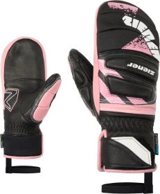 Ziener Lopaki-Z AS PR Mitten Skihandschuhe black/pink vanilla (Junior)