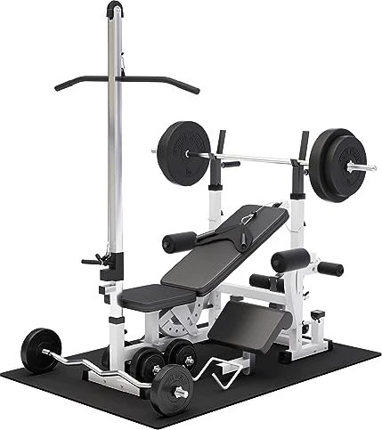 Gorilla Sports Universal Set 46-teilig 100kg Kraftstation weiß