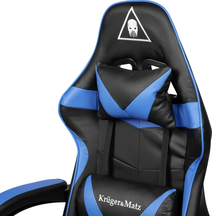 Krüger&Matz Warrior GX-150 Gamingstuhl, schwarz/blau