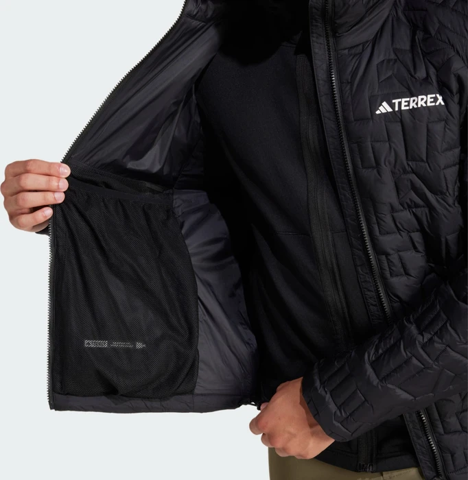 adidas Terrex Xperior PrimaLoft Loose Fill Hooded Isolation Funktionsjacke schwarz (Herren)