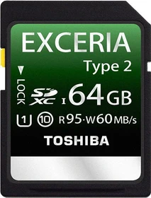 Toshiba Exceria Type 2 R95/W60 32GB, UHS-I, Class 10