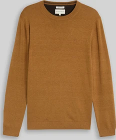 Tom Tailor Basic Baumwolle Strickpullover braun (Herren)