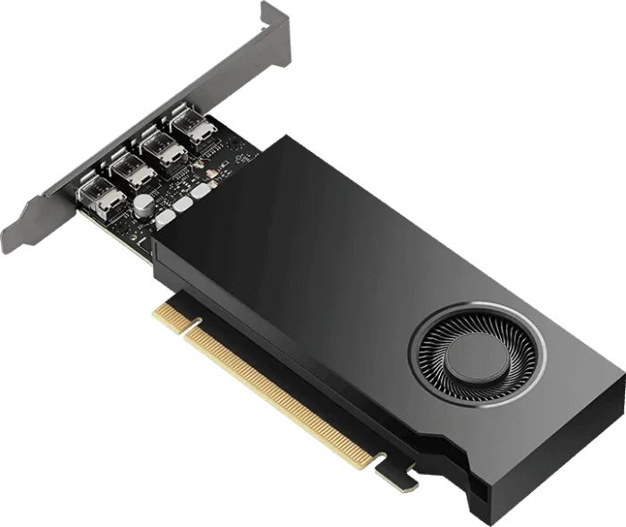 PNY RTX 2000E Ada Generation (Power Limited), 16GB GDDR6, 4x mDP