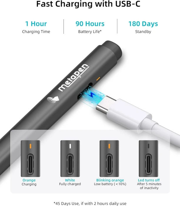 Metapen USI Pen G1 for Chromebooks, schwarz