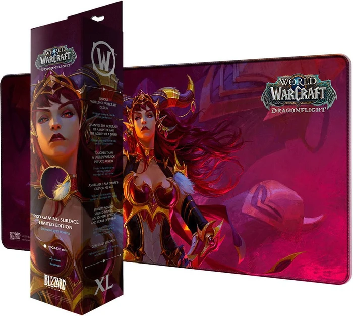 Blizzard World of WarCraft XL Gaming Mousepad, 900x420mm, Dragonflight: Alexstrasza