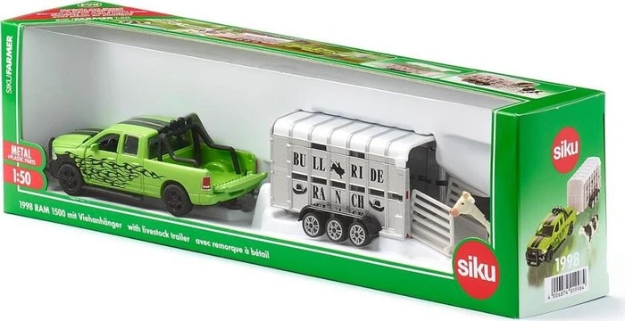 SIKU RAM 1500 mit Viehanhänger