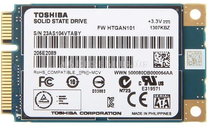 Toshiba HG5d 128GB, MO-300 / mSATA 6Gb/s