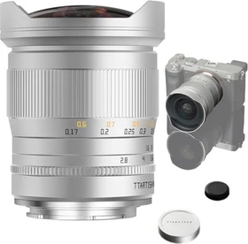 TTArtisan 11mm 2.8 Fisheye für Sony E silber