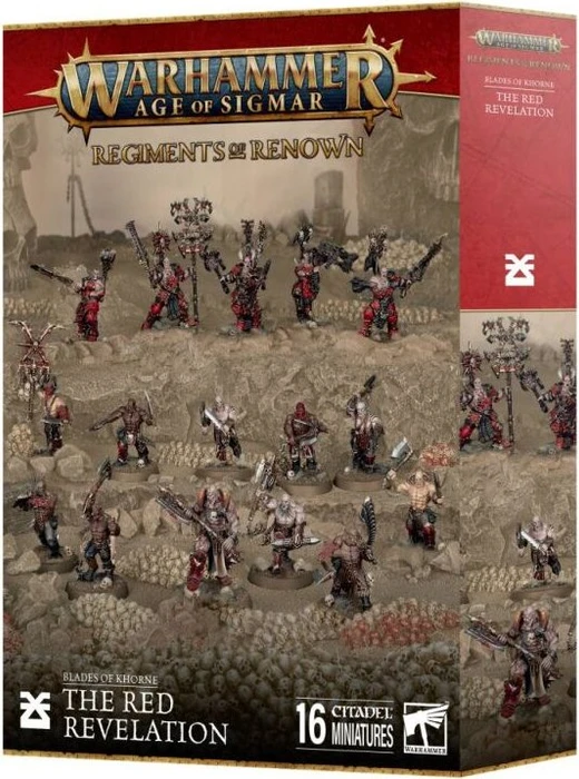 Games Workshop Warhammer Age of Sigmar - Blades of Khorne - Regiment of Renown: The Red Revelation