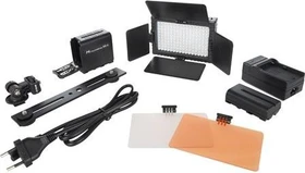 Falcon Eyes LED Lampe Set Dimmbar DV-160V-K2 inkl. Akku
