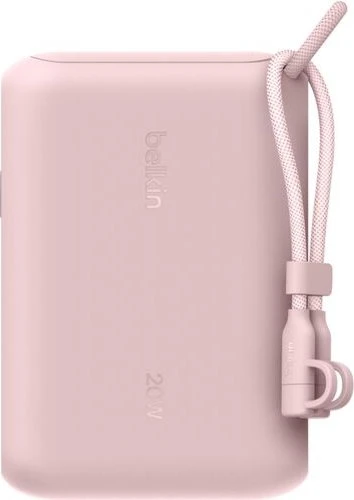 Belkin BoostCharge Powerbank 10K mit Display rosa