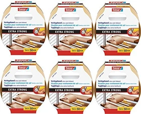 tesa extra strong doppelseitiges Verlegeband, 50mm/10m, 1 Stück