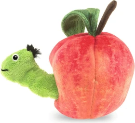 Folkmanis Fingerpuppe Wurm im Apfel