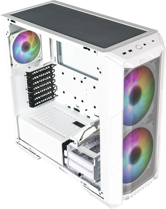 Cooler Master HAF 500, weiß, Glasfenster