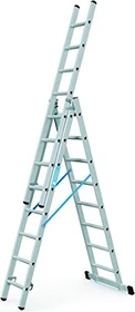 Zarges Skymaster DX 3-tlg. Teleskop-Mehrzweckleiter, 3x 8 Stufen