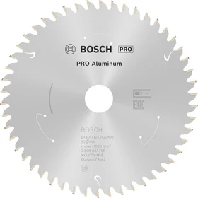 Bosch Professional Standard for Aluminium Kreissägeblatt 50Z, 140x1.1x20mm, 1 Stück