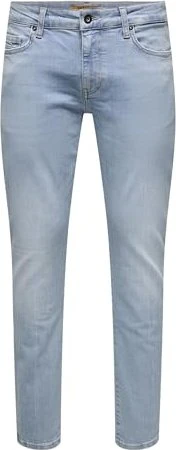 ONLY & SONS Slim Low Loom Jeans light blue denim (Herren)