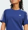 adidas 3-Streifen T-Shirt kurzarm dark blue (Damen) Vorschaubild
