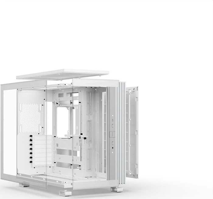 be quiet! Light Base 600 DX White, weiß, Glasfenster