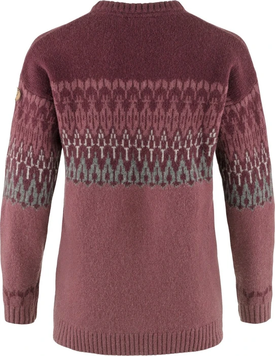 Fjällräven Övik Path Strickpullover mesa purple/dark garnet (Damen)