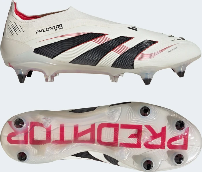 adidas Predator Elite Laceless SG off white/core black/pure ruby